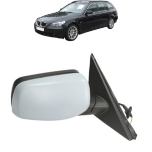 Oglinda Dreapta BMW Seria 5 Touring (E61) din 2004 - 2010, Auto, Reglaj electric, Completa - Img 2