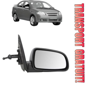 Oglinda Dreapta CHEVROLET AVEO / KALOS Saloon (T250, T255) din 2005 - 2013, Auto, Reglaj mecanic, Completa