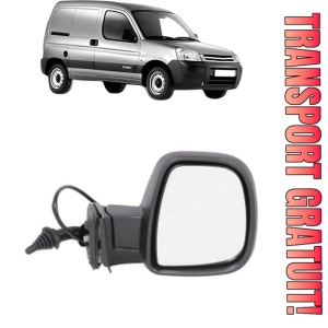 Oglinda Dreapta CITROEN BERLINGO / BERLINGO FIRST Box Body/MPV (M_) din 1996 - 2011, Auto, Reglaj mecanic, Completa