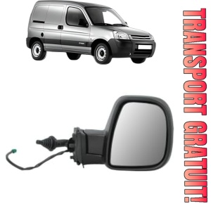 Oglinda Dreapta CITROEN BERLINGO / BERLINGO FIRST Box Body/MPV (M_) din 1996 - 2011, Auto, Reglaj mecanic, Completa