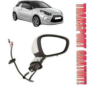 Oglinda Dreapta CITROEN DS3 (SA_) din 2009 - 2015, Auto, Reglaj electric, Completa