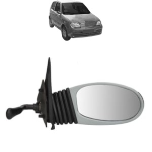 Oglinda Dreapta FIAT SEICENTO / 600 Hatchback Van (287_) din 1998 - 2010, Auto, Reglaj mecanic, Completa - Img 2