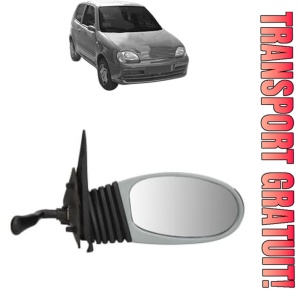 Oglinda Dreapta FIAT SEICENTO / 600 Hatchback Van (287_) din 1998 - 2010, Auto, Reglaj mecanic, Completa