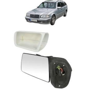 Oglinda Dreapta MERCEDES-BENZ C-CLASS T-Model (S202) din 1996 - 2001, Auto, Reglaj electric, Completa - Img 2