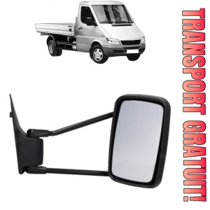 Oglinda Dreapta MERCEDES-BENZ SPRINTER 3-t Platform/Chassis (B903) din 1995 - 2006, Auto, Reglaj manual, Completa