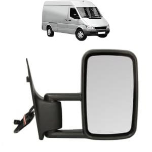 Oglinda Dreapta MERCEDES-BENZ SPRINTER 3-t Van (B903) din 1995 - 2006, Auto, Reglaj electric, Completa - Img 2