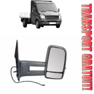 Oglinda Dreapta MERCEDES-BENZ SPRINTER 4,6-t Platform/Chassis (B906) din 2006 - 2018, Auto, Reglaj manual, Completa
