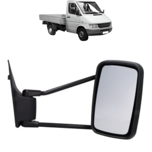 Oglinda Dreapta MERCEDES-BENZ SPRINTER 4-t Platform/Chassis (B904) din 1995 - 2006, Auto, Reglaj manual, Completa - Img 2