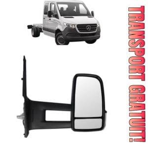 Oglinda Dreapta MERCEDES-BENZ SPRINTER 4-t Platform/Chassis (B907, B910) din 2018 - 2024, Auto, Reglaj manual, Completa