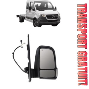 Oglinda Dreapta MERCEDES-BENZ SPRINTER 4-t Platform/Chassis (B907, B910) din 2018 - 2024, Auto, Reglaj electric, Completa
