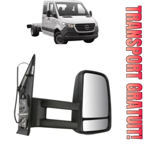 Oglinda Dreapta MERCEDES-BENZ SPRINTER 4-t Platform/Chassis (B907, B910) din 2018 - 2024, Auto, Reglaj manual, Completa