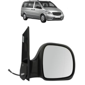 Oglinda Dreapta MERCEDES-BENZ VITO Bus (W639) din 2003 - 2014, Auto, Reglaj electric, Completa - Img 2