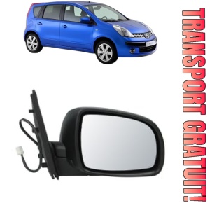 Oglinda Dreapta NISSAN NOTE (E11, NE11) din 2006 - 2013, Auto, Reglaj electric, Completa
