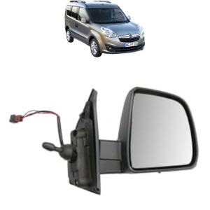 Oglinda Dreapta OPEL COMBO Tour (X12) din 2012 - 2016, Auto, Reglaj mecanic, Completa - Img 2