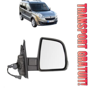 Oglinda Dreapta OPEL COMBO Tour (X12) din 2012 - 2016, Auto, Reglaj mecanic, Completa