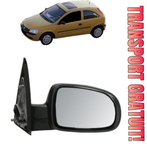 Oglinda Dreapta OPEL CORSA C (X01) din 2000 - 2009, Auto, Reglaj electric, Completa