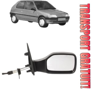 Oglinda Dreapta PEUGEOT 106 I (1A, 1C) din 1991 - 1996, Auto, Reglaj mecanic, Completa