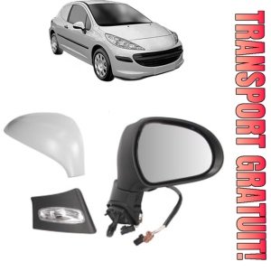 Oglinda Dreapta PEUGEOT 207 Hatchback Van (WA_, WC_) din 2007 - 2012, Auto, Reglaj electric, Completa