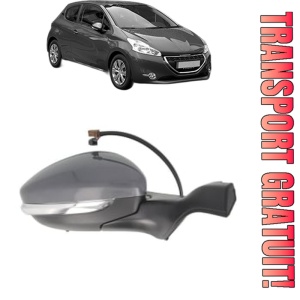 Oglinda Dreapta PEUGEOT 208 Hatchback Van (CR_) din 2013 - 2019, Auto, Reglaj electric, Completa