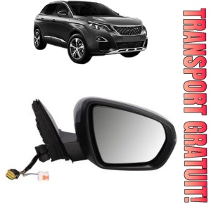 Oglinda Dreapta PEUGEOT 3008 Van (MR_, MC_, MJ_) din 2016 - 2018, Auto, Reglaj electric, Completa