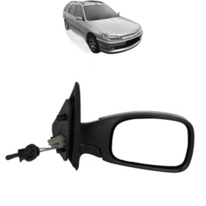 Oglinda Dreapta PEUGEOT 306 Estate Van (N_, 7_) din 1997 - 2000, Auto, Reglaj mecanic, Completa - Img 2
