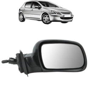 Oglinda Dreapta PEUGEOT 307 (3A/C) din 2000 - 2012, Auto, Reglaj mecanic, Completa - Img 2