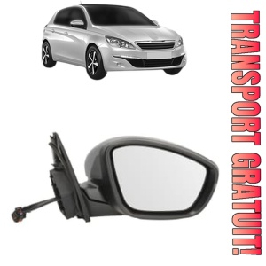 Oglinda Dreapta PEUGEOT 308 Hatchback Van (LB_) din 2015 - 2021, Auto, Reglaj electric, Completa