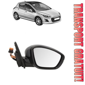 Oglinda Dreapta PEUGEOT 308 I (4A_, 4C_) din 2007 - 2015, Auto, Reglaj electric, Completa