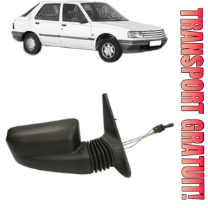 Oglinda Dreapta PEUGEOT 309 II (3C, 3A) din 1989 - 1993, Auto, Reglaj mecanic, Completa