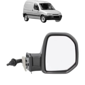 Oglinda Dreapta PEUGEOT PARTNER Box Body/MPV (5_, G_) din 1996 - 2015, Auto, Reglaj mecanic, Completa - Img 2