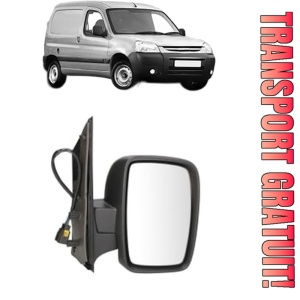 Oglinda Dreapta PEUGEOT PARTNER Box Body/MPV din 2008 - 2016, Auto, Reglaj electric, Completa