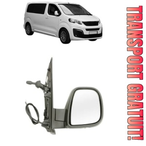 Oglinda Dreapta PEUGEOT TRAVELLER Bus (V_) din 2016 - 2025, Auto, Reglaj mecanic, Completa