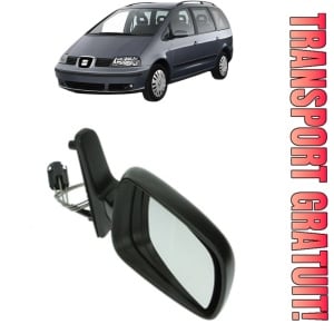 Oglinda Dreapta SEAT ALHAMBRA VAN (7V8, 7V9) din 1996 - 2010, Auto, Reglaj mecanic, Completa