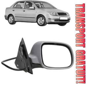 Oglinda Dreapta SKODA FABIA I Saloon (6Y3) din 1999 - 2007, Auto, Reglaj electric, Completa
