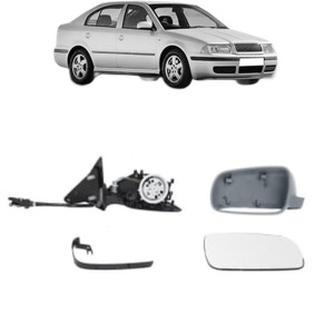 Oglinda Dreapta SKODA OCTAVIA I (1U2) din 1996 - 2010, Auto, Reglaj mecanic, Completa - Img 2