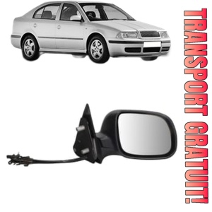Oglinda Dreapta SKODA OCTAVIA I (1U2) din 1996 - 2010, Auto, Reglaj mecanic, Completa