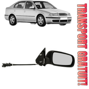 Oglinda Dreapta SKODA OCTAVIA I (1U2) din 1996 - 2010, Auto, Reglaj mecanic, Completa