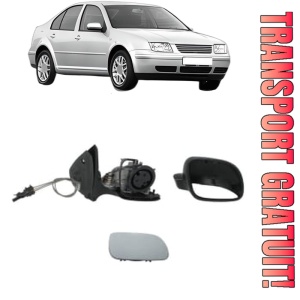 Oglinda Dreapta Volkswagen BORA I (1J2) din 1998 - 2013, Auto, Reglaj mecanic, Completa