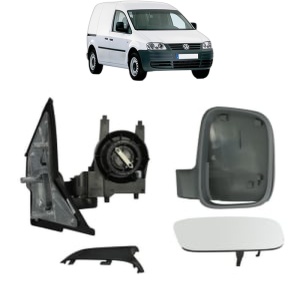 Oglinda Dreapta Volkswagen CADDY III MPV (2KB, 2KJ, 2CB, 2CJ) din 2004 - 2015, Auto, Reglaj manual, Completa - Img 2