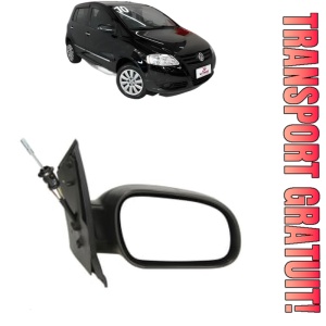 Oglinda Dreapta Volkswagen FOX Van (5Z1) din 2010 - 2011, Auto, Reglaj mecanic, Completa