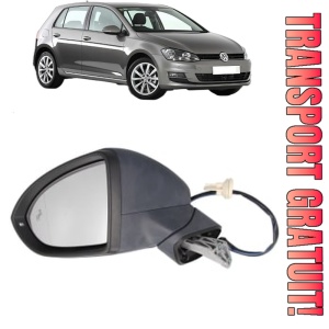 Oglinda Dreapta Volkswagen GOLF VII (5G1, BQ1, BE1, BE2) din 2012 - 2021, Auto, Reglaj electric, Completa