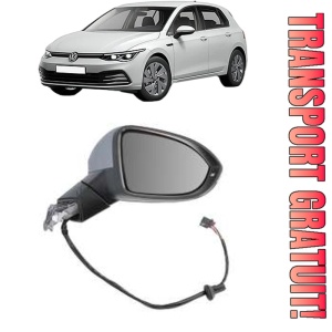 Oglinda Dreapta Volkswagen GOLF VIII (CD1, DA1) din 2019 - 2024, Auto, Reglaj electric, Completa