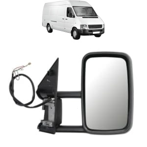 Oglinda Dreapta Volkswagen LT 28-46 II Van (2DA, 2DD, 2DH) din 1996 - 2006, Auto, Reglaj electric, Completa - Img 2
