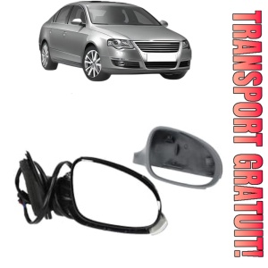 Oglinda Dreapta Volkswagen PASSAT B6 (3C2) din 2005 - 2010, Auto, Reglaj electric, Completa