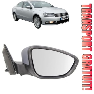 Oglinda Dreapta Volkswagen PASSAT B7 (A32, A33) din 2011 - 2020, Auto, Reglaj electric, Completa