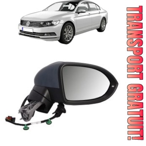Oglinda Dreapta Volkswagen PASSAT B8 (3G2, CB2) din 2014 - 2024, Auto, Reglaj electric, Completa