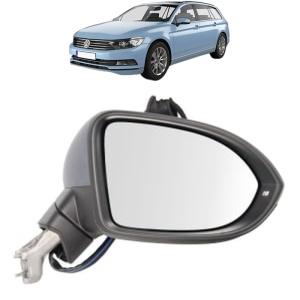 Oglinda Dreapta Volkswagen PASSAT B8 Variant (3G5, CB5) din 2014 - 2024, Auto, Reglaj electric, Completa - Img 2