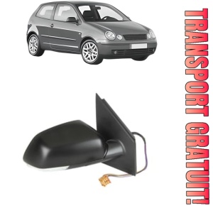Oglinda Dreapta Volkswagen POLO IV (9N_, 9A_) din 2001 - 2009, Auto, Reglaj electric, Completa