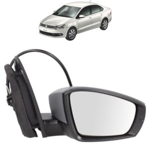 Oglinda Dreapta Volkswagen POLO V Saloon (602, 604, 612, 614) din 2010 - 2022, Auto, Reglaj mecanic, Completa - Img 2