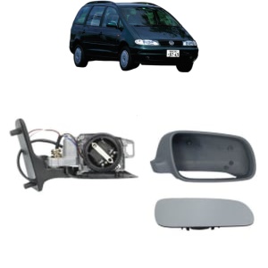 Oglinda Dreapta Volkswagen SHARAN Box Body/MPV (7M_) din 1996 - 2010, Auto, Reglaj electric, Completa - Img 2